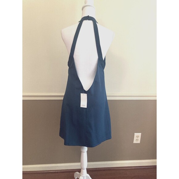 NEW Tobi Kasey Short Dress LARGE Deep V Neck Low Back - Picture 5 of 12